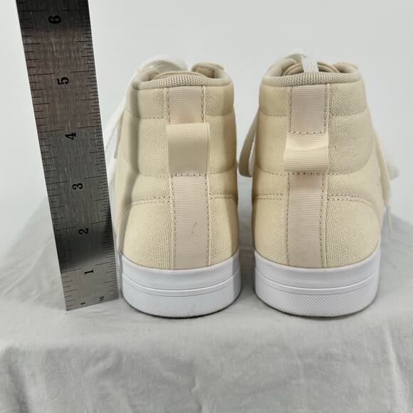 Womens Yellow White Adidas Bravada Mid Cloudfoam Skateboard Sneakers 8.5M GY5042 - Picture 8 of 8